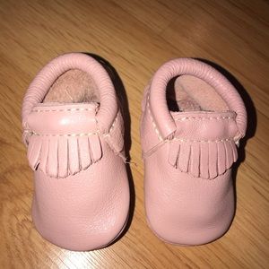 BNIB Blush colored Freshly Picked Moccs - size 1